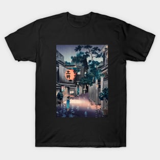 Ushigome Kagurazaka by Tsuchiya Koitsu T-Shirt